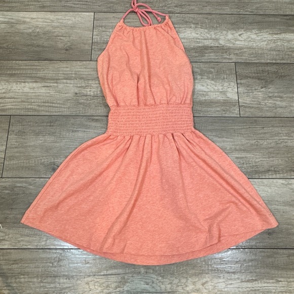 Anthropologie Dresses & Skirts - Anthropologie Coral Halter Midi Dress